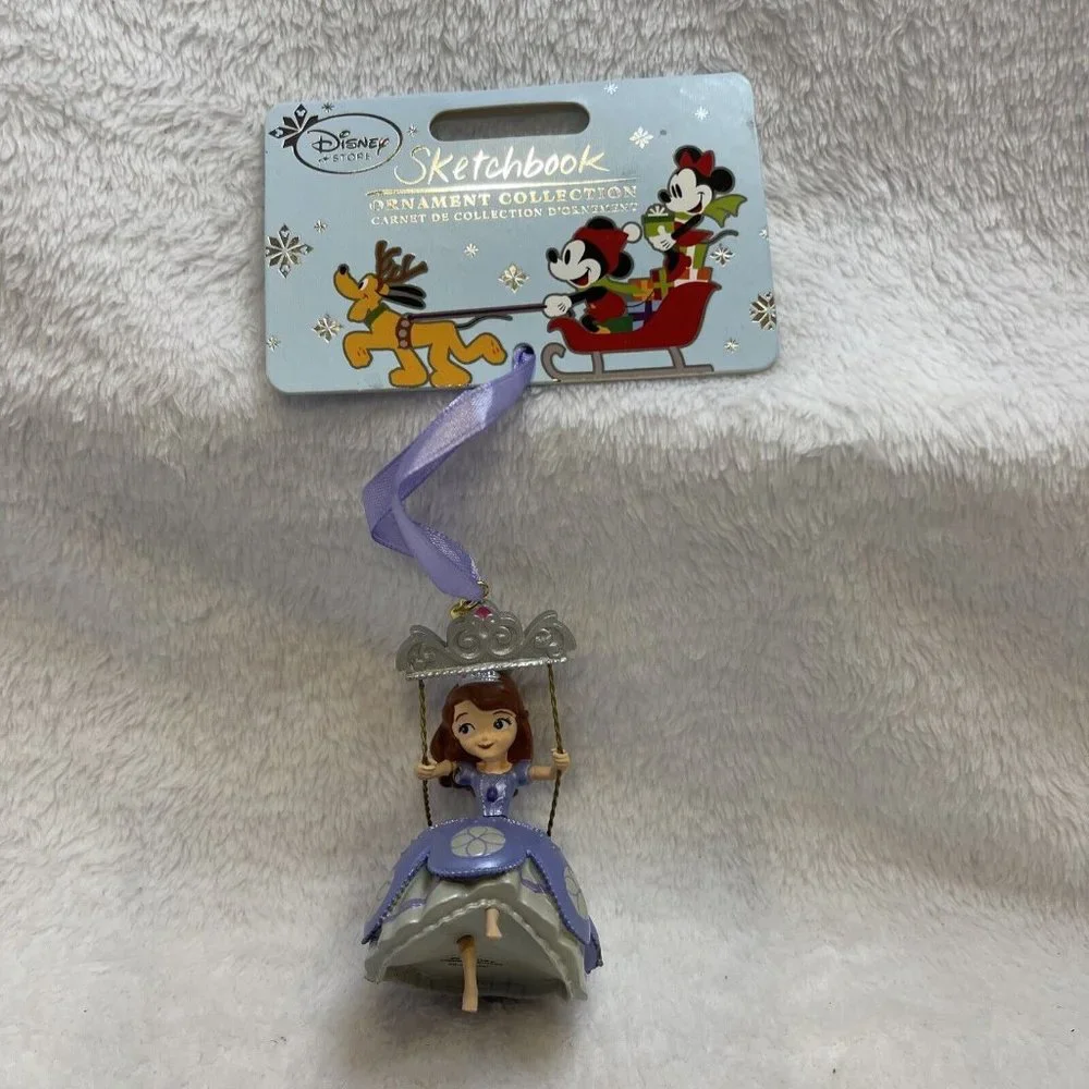 Disney Sophia the 1st 2015 Christmas Sketchbook Ornament Princess Swinging First